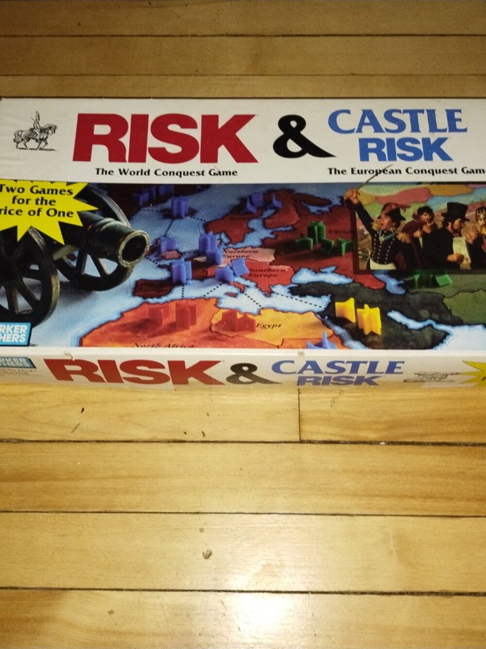 Risk The World Conquest & Castle Risk Board Game (1991 version) (complete)